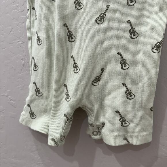 Kate Quinn Green Guitars Ribbed Romper - Picture 4 of 6